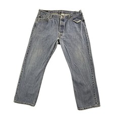 Vintage Levi's 501 Jeans Mens 40x30 Blue Denim Button Fly Faded Pants Y2K