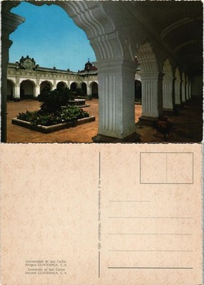 Postcard San Carlos Universidad San Carlos Antigua GUATEMALA, C.A. 1970