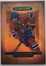2022-23 UD Stature Orange Nick Suzuki /55 Montreal Canadiens
