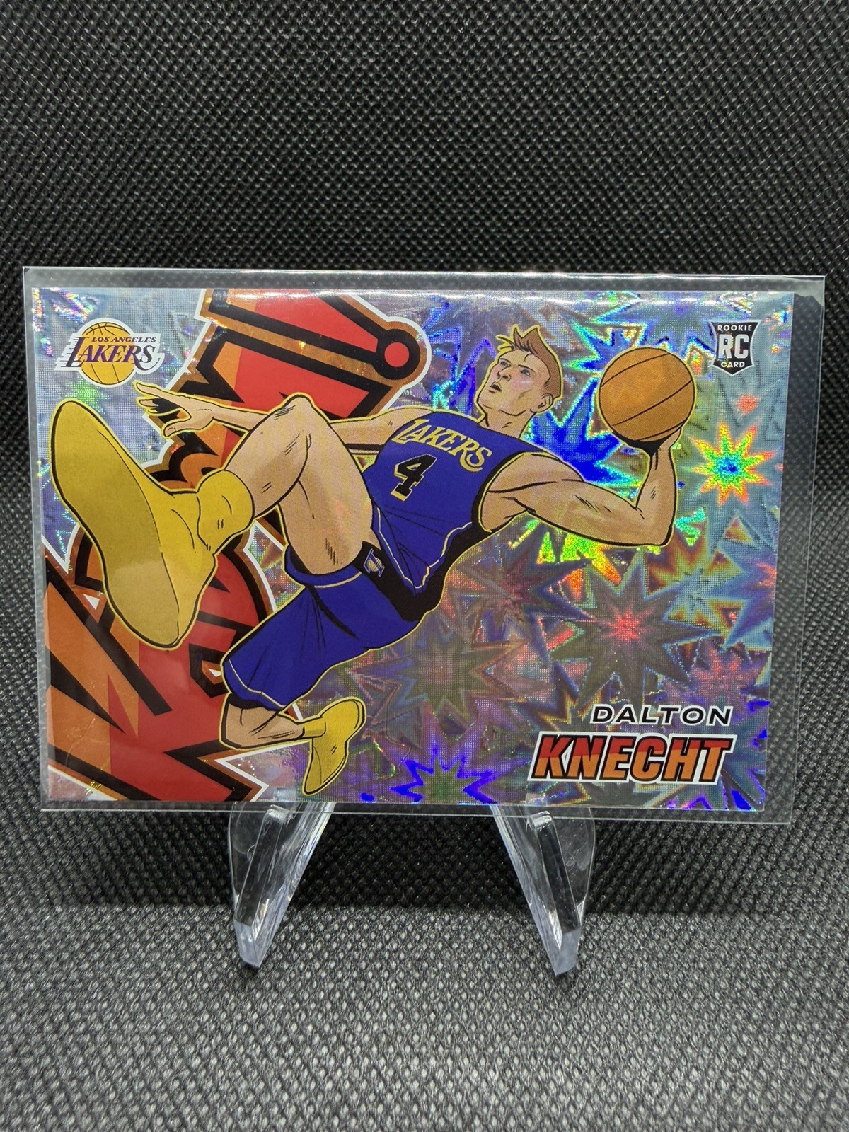 2024-25 Panini Revolution Dalton Knecht #26 RC Rookie Kaboom Case Hit SSP