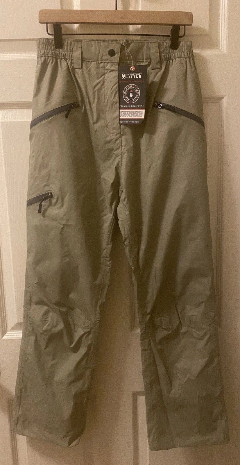 Little Donkey Andy Women’s Lightweight Waterproof Breathable Rain Pants Medium