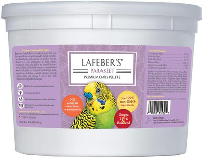 Premium Daily Diet Pellets Pet Bird Food, Made with Non-Gmo and Human-Grade Ingr