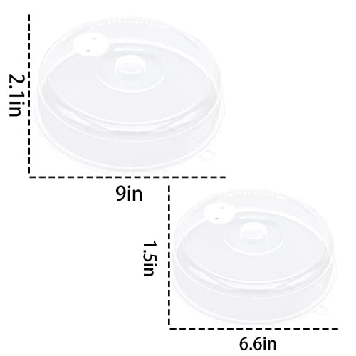 Microwave Splatter Cover for Food, BPA-Free Steam Vents Microwave Plate Cover - Picture 6 of 6