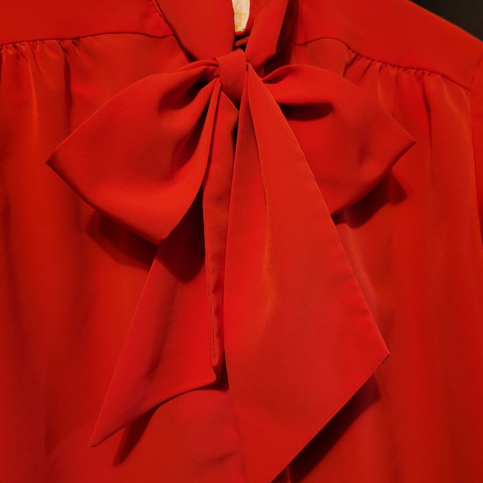 Vintage Red Blouse Polyester Pendleton Country So… - image 2