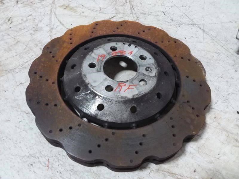 Front Brakes Rotor Without Ceramic Brakes Fits 14-15 17 AUDI R8 814378