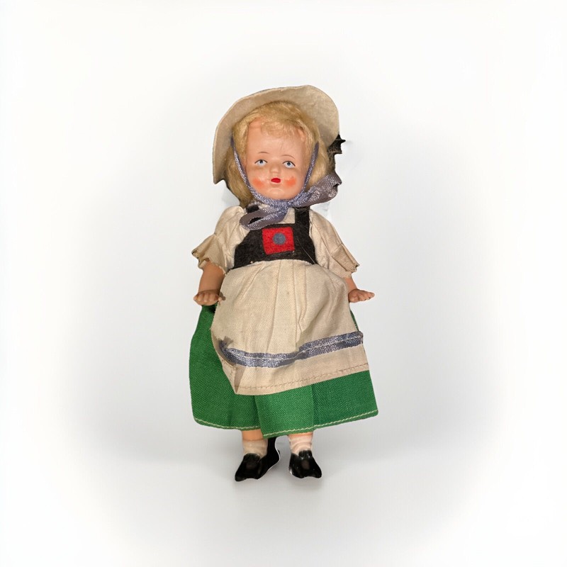 Vintage 1950s Souvenir Doll of the World from Austria, in Excellent Condition