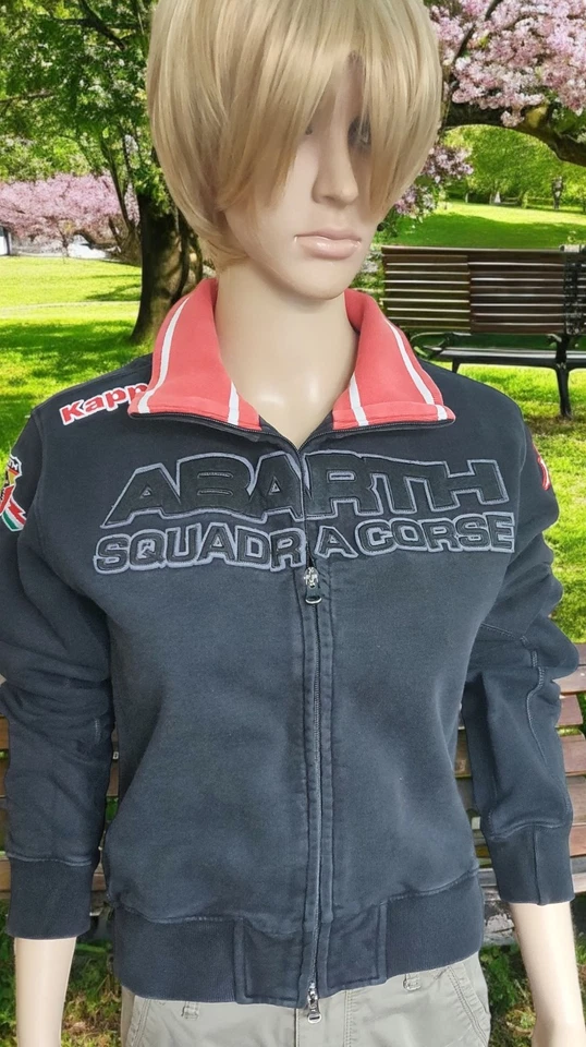 Rara Felpa Kappa Abarth Squadra Corse Puro Cotone - Condizioni Eccellenti Foto 3 de 4