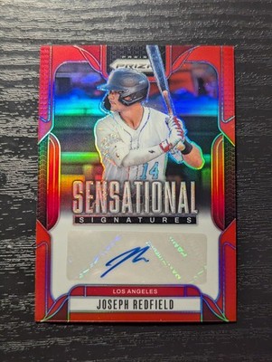 2025 Panini Prizm - Sensational Signatures Joseph Redfield, Joseph Redfield...