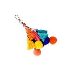  Keyring Bag Handbag Decorations Bohemian Tassel Keychain Pendants