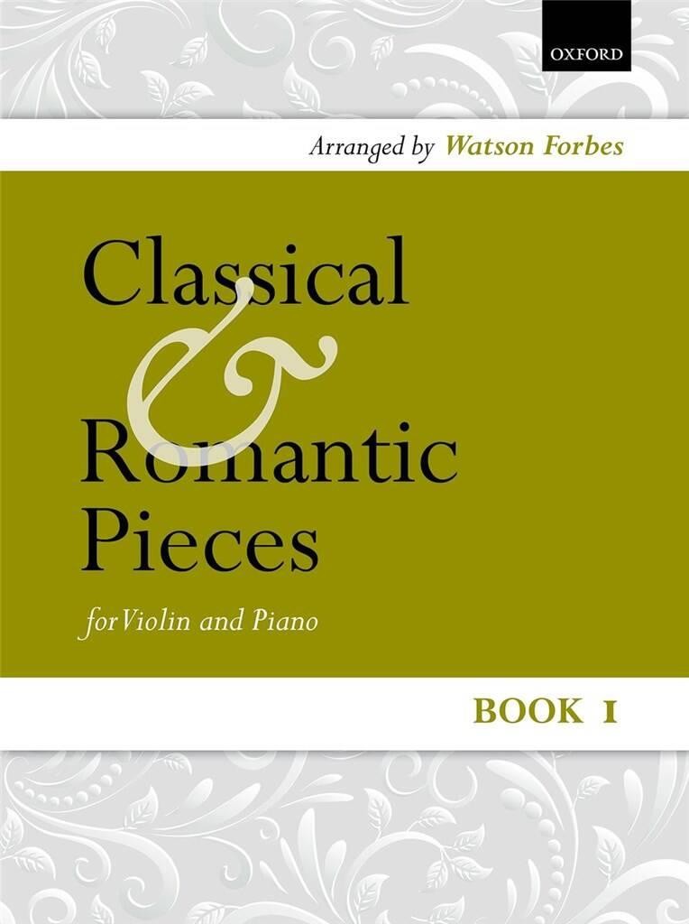 Classical and Romantic Pieces for Violin Book 1 Piano score and violin part F