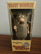 Captain Caveman Wacky Wobbler by Funko Inc. - Very Rare and New in Box!