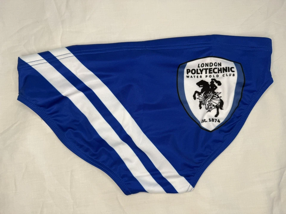 Mens Turbo Water Polo Speedo MD / 32 London Polytechnic Club Swim Brief - Image 2 of 4