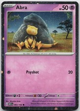 Abra (Cosmos Holo) 063/165 Promo Pokemon NM