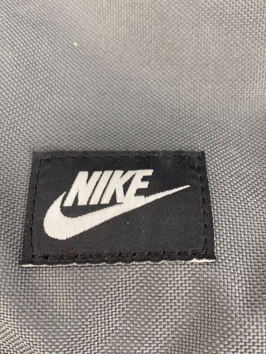 NIKE Backpack, Polyester, Gray, Solid Color, BA48… - image 5