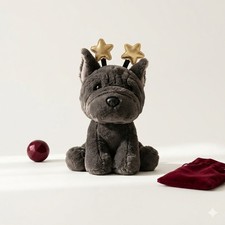 Aurora Holiday Cheer  Jody  the French Bulldog Puppy Dog 9  Plush Toy 2023
