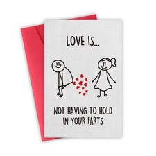 Funny Valentines Day Card Gift for Him or Her, Hilarious Valentine s Day C