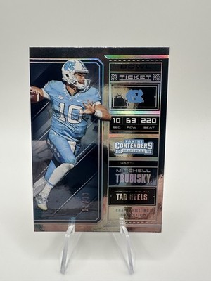 Mitchell Trubisky SN99 North Carolina Tar Heels Bowl Parallel 2018 Contenders DP