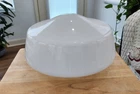 Vintage 1940s Milk Glass Shade Globe Ceiling Light Replacement School House