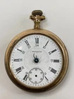 Antique WALTHAM 17 Jewels Pocket Watch, Doesn't Run, Missing Crystal (32-#91)