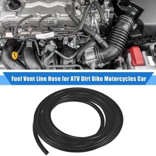 Fuel Vent Line Hose 0.2"x157" Universal for ATV Dirt Bike Go Kart Black