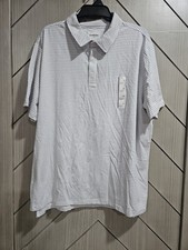 Goodfellow Short Sleeve Standard Fit XL Striped Polo Shirt
