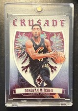 Donovan Mitchell 2023-24 Phoenix Crusade White Laser /150 #14 SP Cavs INVEST