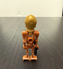 LEGO Star Wars Dark Orange C3PO Battle Droid Minifigure Custom Episode 2