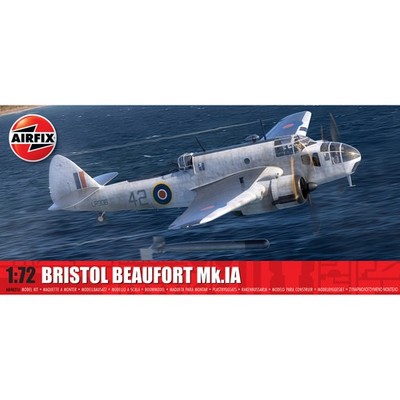 Airfix Bristol Beaufort Mk.IA Maßstab 1:72 RAF Torpedobomber Modellbausatz A04021A