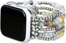 Handmade Gemstone Strap Compatible with 38mm-45mm Apple Watch