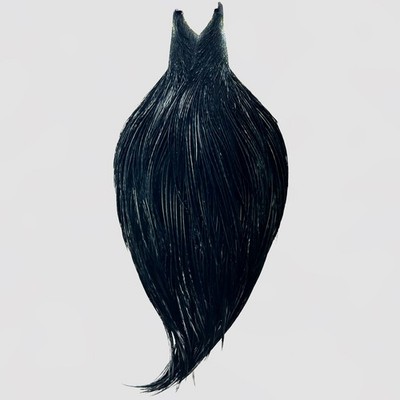 Whiting Gold Grade Black Rooster Cape Premium Dry Fly Hackle