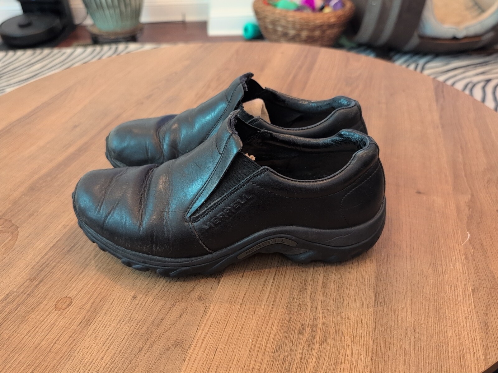 Merrell Jungle Moc 2 scarpe nere slip on da uomo taglia 9