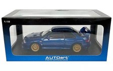 AUTOart 1/18 Subaru Impreza 22B STi Version Blue Used in Japan