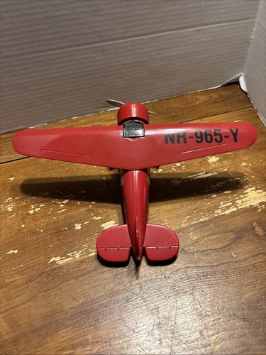 Amelia Earhart Vega Lockheed Tail Dragger Plane Metal Bank NR-965-Y - Picture 24 of 24