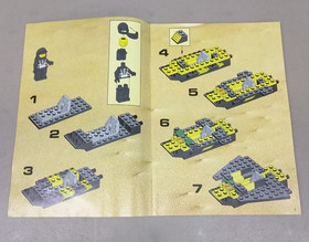 LEGO Space Blacktron 6894 Invader EUC Modular Spaceship Cargo Bay Robot