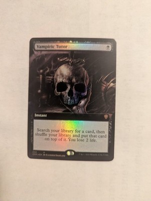 Vampiric Tutor (Extended Art) Commander Legends Foil