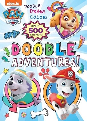 Doodle Adventures! (PAW Patrol) by Golden Books (2019, Trade Paperback)