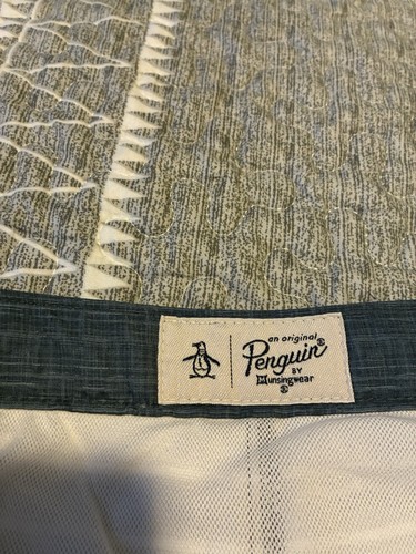Penguin by Munsingwear Men’s 33 Striped Colorblock Swim Trunks NWT - Picture 6 of 12