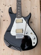 KAWAI AQUARIUS BLACK 1980s VINTAGE ELECTRIC GUITAR