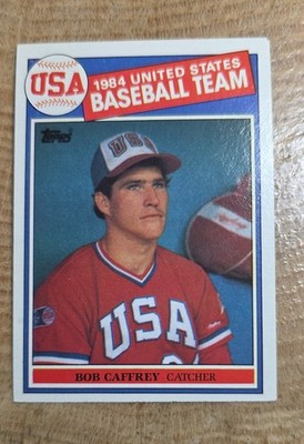   1985 Topps - 1984 U.S Baseball Team Bob Caffrey Rookie Baseball Card #394