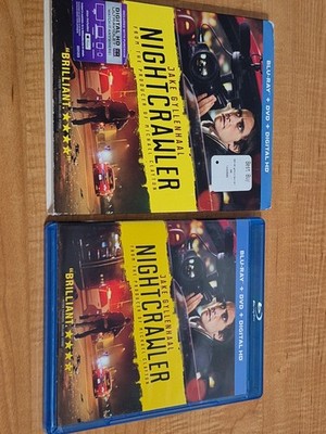 Nightcrawler (2-Disc Blu-ray & DVD, 2014) Aw/ Slipcover 