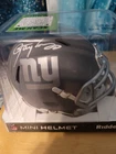 Lawrence Taylor Autographed Slate Mini Helmet Hall Of Fame NY Giants (Beckett)