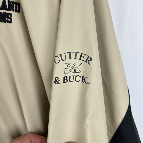 Cleveland Browns NFL Cutter & Buck Pullover Windbreaker Men’s XL Weather Tec Tan - Picture 4 of 16