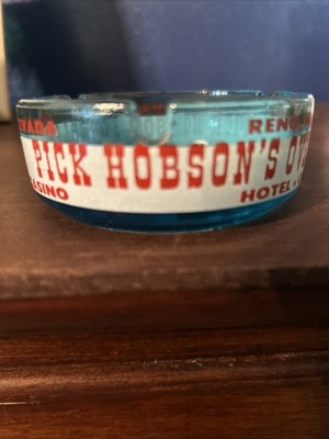 Vintage Pick Hobson's Overland Reno Casino Hotel Ashtray