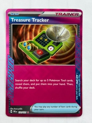 Treasure Tracker Holo SV: Prismatic Evolutions 131/131 NM Pokemon Fast Ship