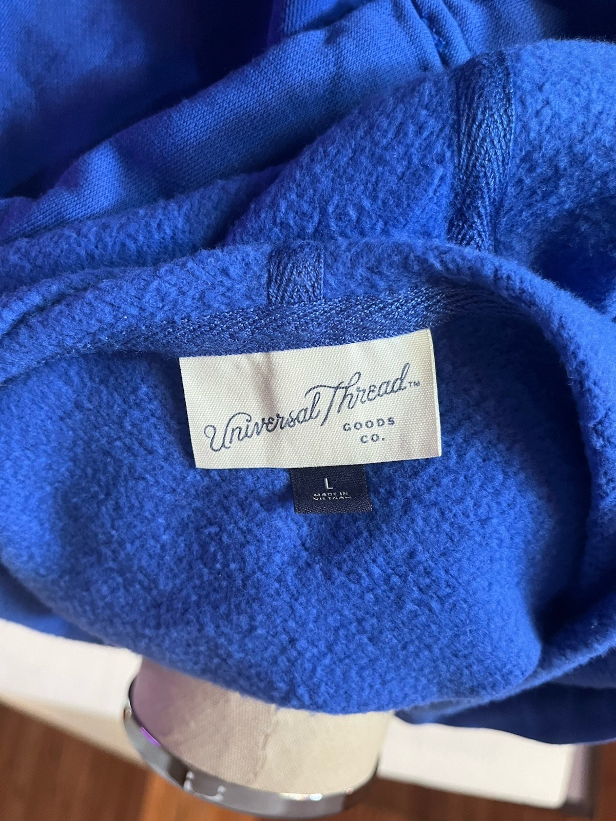 Universal Threads Blue Zipper Front Jacket Hoodie… - image 7