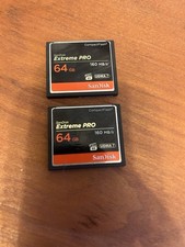 SanDisk Extreme Compact Flash Memory Card 64 GB