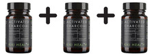 3 x KIKI Health Activated Charcoal, 300mg - 50 vcaps (222,15 EUR/kg)