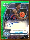 2025 Bowman 1st U Chrome Basketball DAME SARR Green Auto Rookie Card #17