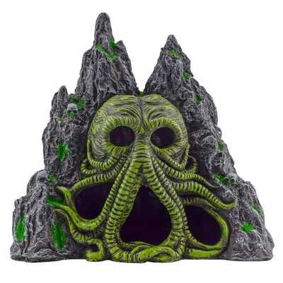 Cthulhu Monster Aquarium Cave Hideaway Fish Tank Decor, H.P. Lovecraft Themed
