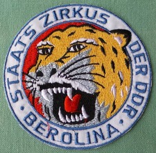 Original Aufn&auml;her DDR Staatszirkus Zirkus Berolina Staats Zirkus gestickt